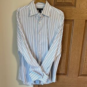 INC International Concepts     Men's Striped Button-Down Shirt